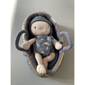 Little Dutch Baby Doll Jim 4529 Carry Basket Soft Toy Plush Rag Doll